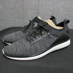 Cole Haan Grand Motion Knit Sneakers Shoes Mens Size 12 Black Gray